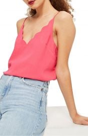 Topshop Scallop Camisole at Nordstrom